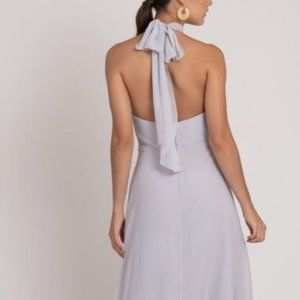 Jenny Yoo Brett Halter Chiffon Bridesmaid Dress